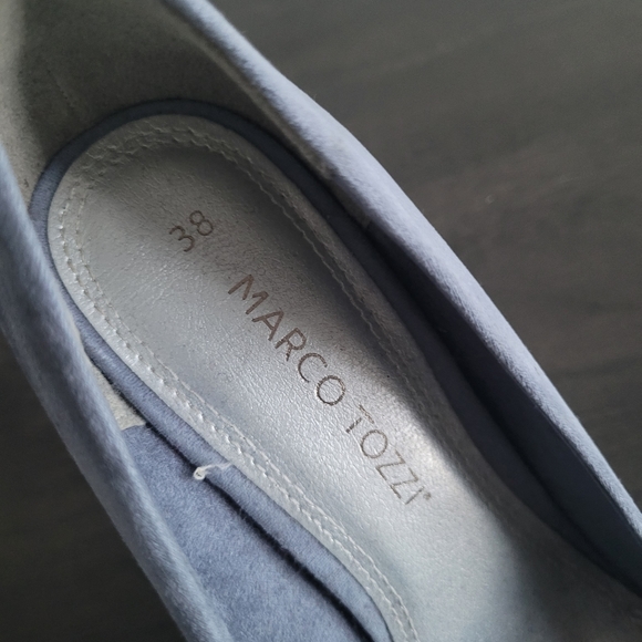 Marco Tozzi Blue High Heels Size 38 - Picture 7 of 9